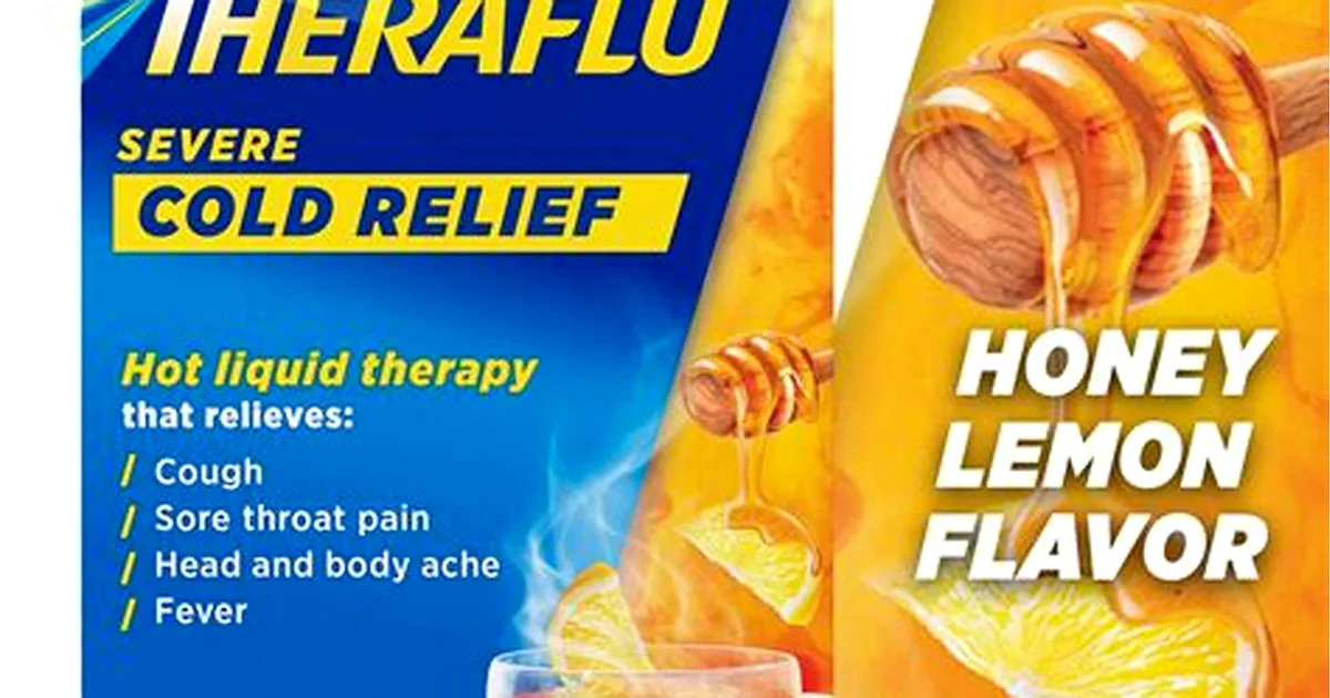 Tylenol Cold and Flu multi-symptom medicine box and caplets, illustrating combination cold and flu relief