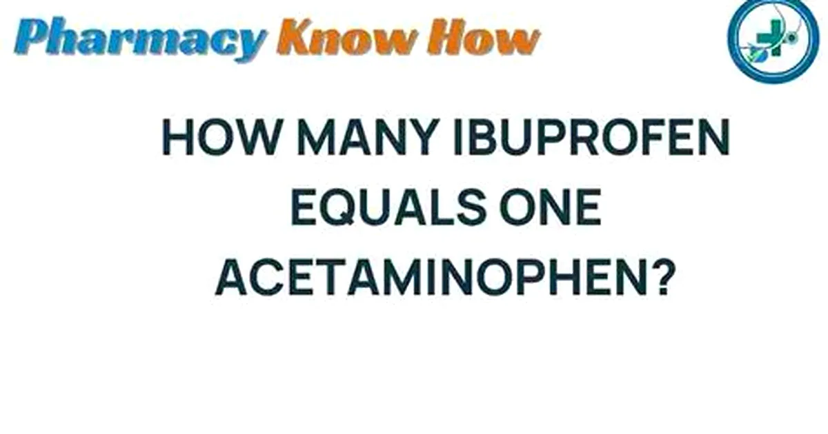 Ibuprofen vs acetaminophen tablets side by side for a pain reliever comparison